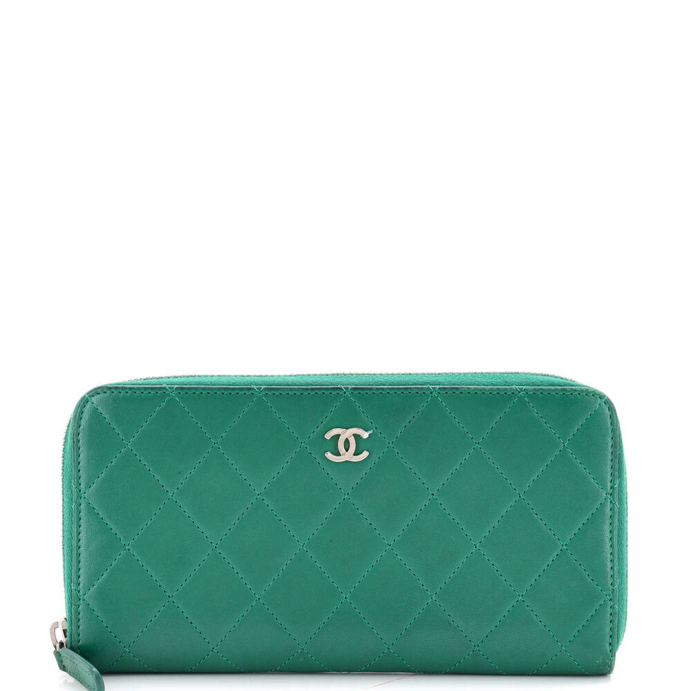 Chanel Long Zip Around Wallet